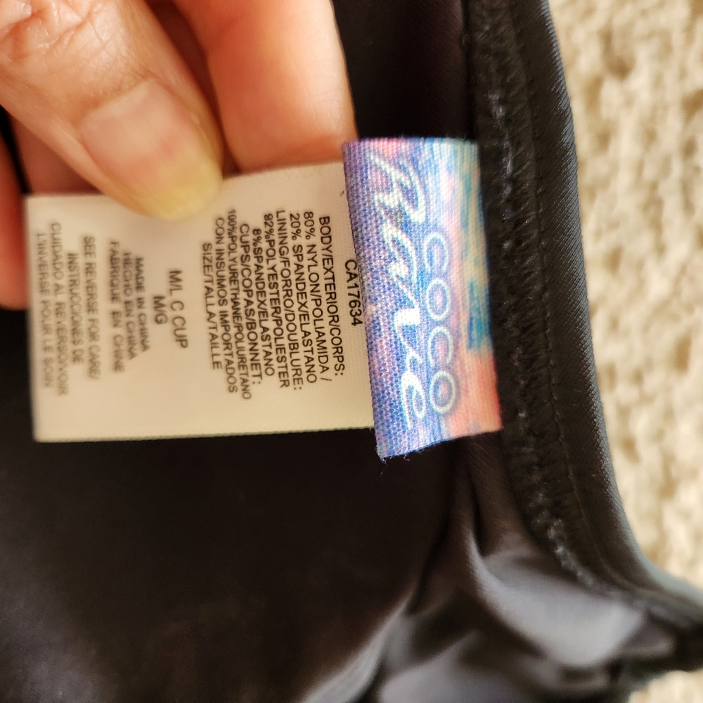 Bkack Coco Rave bikini Medium - Picture 3 of 4